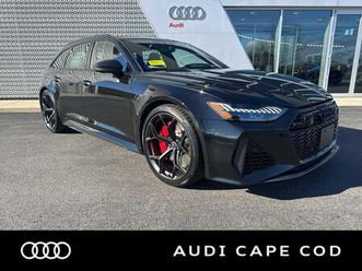 new 2025 audi rs 6 avant 4.0t