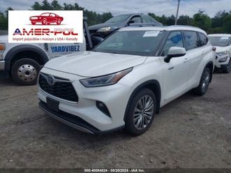 toyota highlander 2021 r., 2,5l hybrid platinum 2.5 hybryda 243km