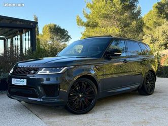 range rover sport 5.0 v8 525 supercharged hse dynamic excellent etat garantie 12 mois reprises financements livraison toute france