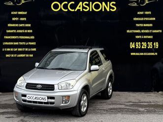 vente a distance livraison france toyota rav4 3p 2.0 vvt 150ch vx 4x4 boite automatique toit ouvrant clim ja faible km 1ere main