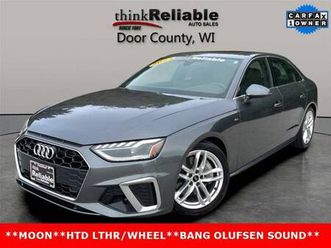 2023 audi a4 45 s line premium plus awd conven pkg htd lthr/wheel moon