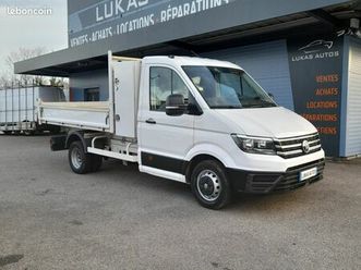 volkswagen crafter chassis cabine benne+ coffre 2.0 tdi 177 ch business line prix 21000ht