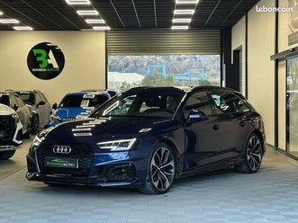 audi rs4 avant 2.9 v6 tfsi 450 cv tiptronic 8 / sièges chauffant ventilés / bo / camera / francaise 1ere main