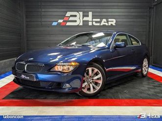 bmw serie 6 coupe 3.0 635d 286 pack luxe - francaise - suivi bmw