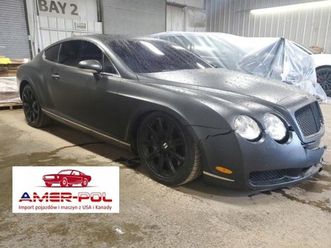 bentley continental gt 2004 r., 6,0l continental gt 6.0 benzyna 552km