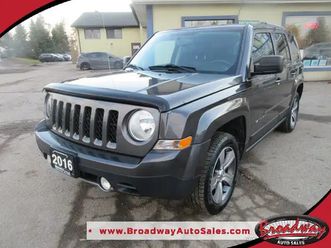 2016 jeep patriot great km's high-altitude-package 5 passenger 2