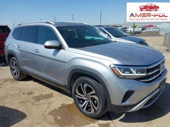 volkswagen atlas 2021, 3.6l, 4x4, sel premium, po gradobiciu 3.6 benzyna