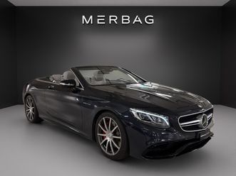 s 63 amg cabriolet 4matic speedshift mct