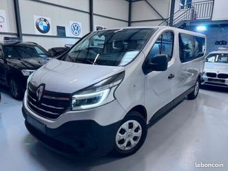 renault trafic 2.0 dci 120cv tva 1°-main 9-places long 100000km clim 3-zon bvm-6 garantie-12 mois