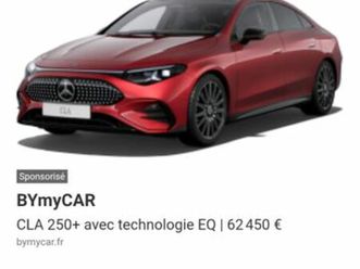voiture mercedes cla 250+eq édition limited