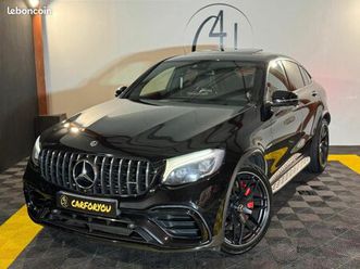 mercedes glc coupé 63 s amg 3.0i v8 4matic+ 9g-tronic 510ch burmester, toit ouvrant, echappement ...
