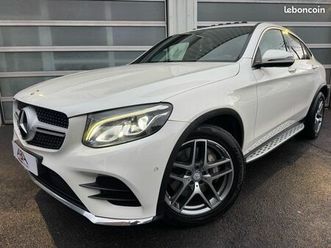 mercedes glc coupé 220 d 170ch 4 matic amg sportline 9g tronic / toit ouvrant / camera / cuir / park assist