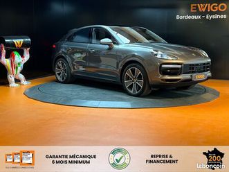 porsche cayenne 4.0 turbo s e-hybrid coupé 680ch 550 phev 17.9kwh bva / entretien constructeur / apple carplay