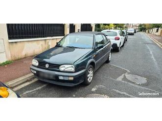 golf 3 cabriolet 1.8l 90cv