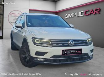 volkswagen tiguan 2.0 tdi 150 dsg7 4motion carat exclusive garantie 12 mois minimum