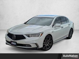 used 2018 acura rlx sport hybrid advance package