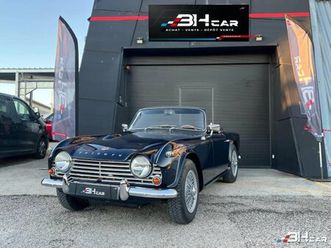 triumph tr4 a irs - restauration complète avec factures et dossier - matching number