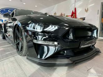 ford mustang gt 5.0 v8 fastback bvm6 noir shadow / pack confort individual / sièges recaro / airlift / sans accident / garantie complète 12 mois