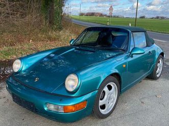 porsche 964 cabrio c00 de- fzg wimbledon grün automatik