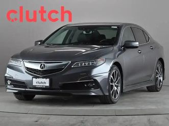 2017 acura tlx base w/ elite pkg. w/ heated front seats, rearvie