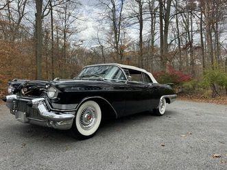 mid-century luxury: 1957 cadillac eldorado biarritz convertible