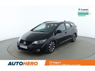 honda civic tourer 1.8 i-vtec elegance carplay, backkamera