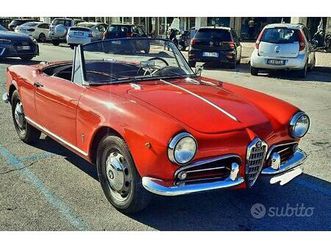 alfa romeo giulietta spider 1961 valuto permute
