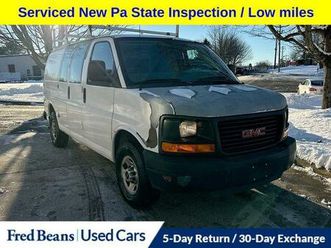 used 2010 gmc savana 2500 work van