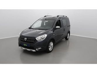 dacia dokker 1.6 sce 100 bvm5 stepway essence manuelle 2017 - 62 975 km