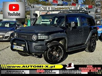 toyota fj cruiser zamiana** rury ** progi trd 4,0 z lpg 242km ,zarejestrowana , manual ! świdnica