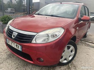 dacia sandero 1.4 mpi eco2 75 cv , crit'air 1 , kit embrayage neuf , manuelle , essence gpl , 206.000 km , 2010 , garantie 12 mois