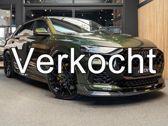 audi rs q8 rsq8 urban special colour performance rsq8 4.0 tfsi olive green 24' inch carbon