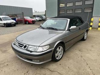 ② saab 9-3 cabriolet 1.8turbo 110kw werkende wagen zie foto's — saab — 2ememain