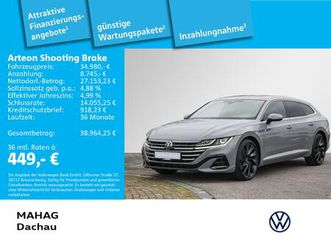 arteon shooting brake 2.0 tdi r-line ahk iq.light navi parkassist rearview eklappe appconnect dsg