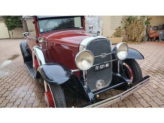 1931 buick standard six rouge foncé manuel, 3 vitesses co...