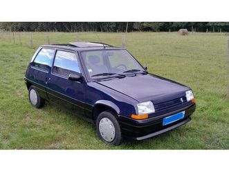 1989 renault super 5 bleu foncé manuel, 4 vitesses condui...