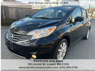 2015 nissan versa note sl 4dr hatchback, low low miles!!!!