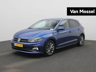 volkswagen polo - 1.0 tsi r-line | adaptieve cruise control | all season banden | navigatie | airco | app co