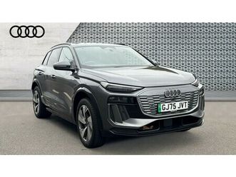 audi q6 audi q6 suv s line e-tron quattro 285,00 kw
