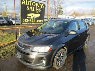 2018 chevrolet sonic lt