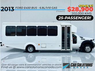 2013 ford f-450 super duty !!! 25-passenger !!! passeger bus