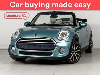 used 2018 mini cooper convertible cooper w/bluetooth, rearview camera, cruise control