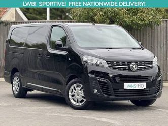 2021 vauxhall vivaro turbo d 3100 sportive panel van diesel manual