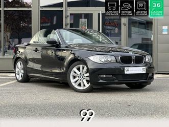 bmw série 1 120d cabriolet e88 luxe phase