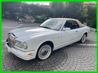 2000 rolls-royce corniche 2dr luxury convertible stock number 111218