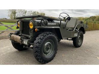 jeep willys m38a - 1952 a vendre