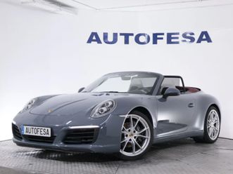 carrera 911 cabrio pdk auto 370cv 2p #capota roja,navy,libro revision