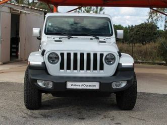 jeep wrangler 4x4 2.2l td multijet 200cv bva8 overland command-trac 2019 etat neuf 28800 km (vehicule dep
