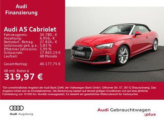 audi a5 cabrio advanced 35 tfsi s tr. *s line*led*gra