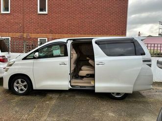 2008 toyota vellfire wellcab 3.5 v6 petrol automatic low miles electric side